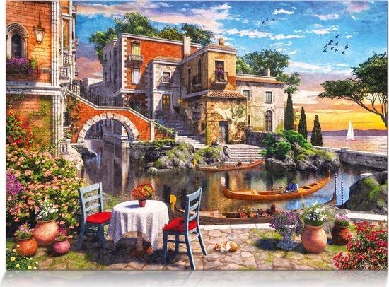 STAR Puzzle Výhled z terasy v Benátkách 1000 dílků - obrázek 1