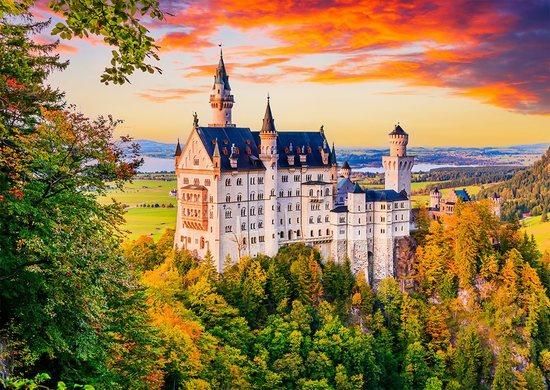 ENJOY Puzzle Zámek Neuschwanstein na podzim, Německo 1000 dílků - obrázek 1