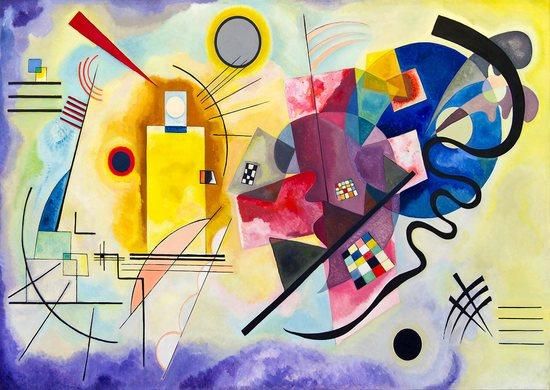 ENJOY Puzzle Vassily Kandinsky: Žlutá červená modrá 1000 dílků - obrázek 1