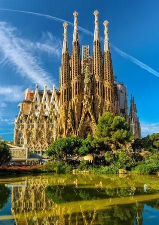 ENJOY Puzzle Bazilika Sagrada Familia, Barcelona 1000 dílků - obrázek 1