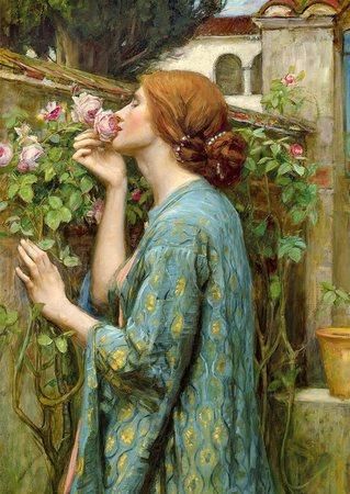ENJOY Puzzle John William Waterhouse: Duše růže 1000 dílků - obrázek 1