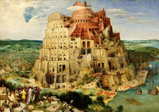 ENJOY Puzzle Pieter Bruegel: Babylonská věž 1000 dílků - obrázek 1