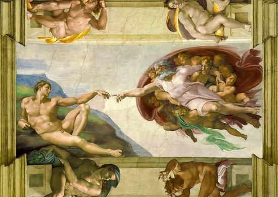 ENJOY Puzzle Michelangelo Buonarroti: Stvoření Adama 1000 dílků - obrázek 1