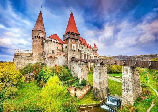 ENJOY Puzzle Korvínův hrad, Hunedoara, Rumunsko 1000 dílků - obrázek 1