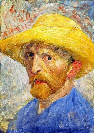 ENJOY Puzzle Vincent Van Gogh: Autoportét ve slaměném klobouku 1000 dílků - obrázek 1