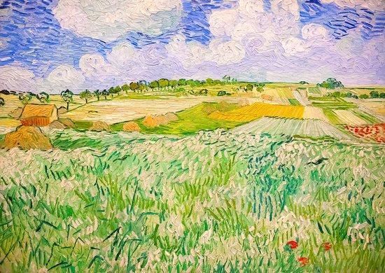 ENJOY Puzzle Vincent Van Gogh: Krajina v Auvers 1000 dílků - obrázek 1