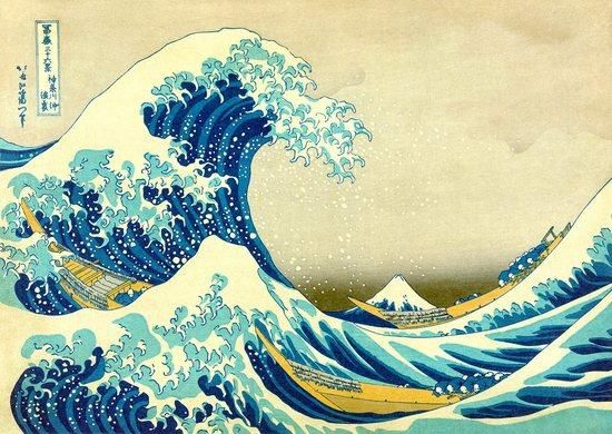 ENJOY Puzzle Katsushika Hokusai: Velká vlna u pobřeží Kanagawy 1000 dílků - obrázek 1