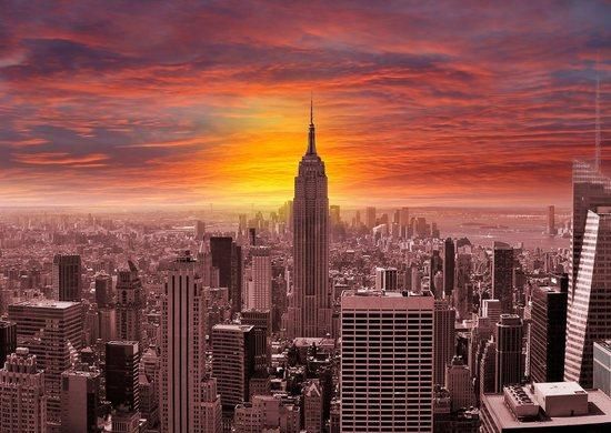 ENJOY Puzzle Západ slunce nad panoramatem New Yorku 1000 dílků - obrázek 1