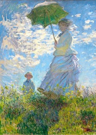 ENJOY Puzzle Claude Monet: Žena se slunečníkem 1000 dílků - obrázek 1