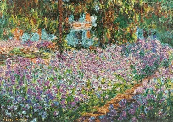 ENJOY Puzzle Claude Monet: Monetova zahrada v Giverny 1000 dílků - obrázek 1