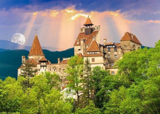 ENJOY Puzzle Drákulův hrad, Bran, Rumunsko 1000 dílků - obrázek 1