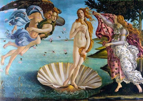 ENJOY Puzzle Sandro Botticelli: Zrození Venuše 1000 dílků - obrázek 1