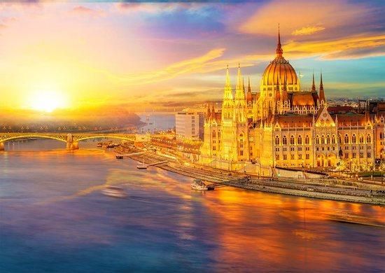ENJOY Puzzle Maďarský parlament při západu slunce, Budapešť 1000 dílků - obrázek 1