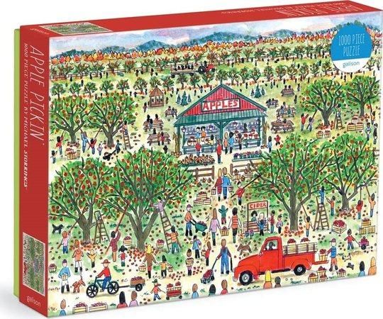 GALISON Puzzle Sběr jablek 1000 dílků - obrázek 1