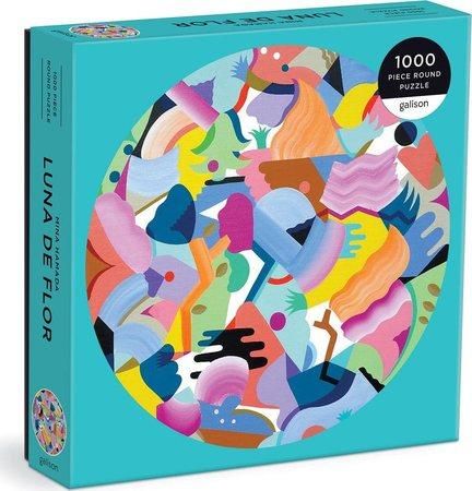 GALISON Kulaté puzzle Mina Hamada: Květinový měsíc 1000 dílků - obrázek 1