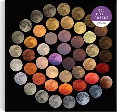 GALISON Čtvercové puzzle Barvy Měsíce 500 dílků - obrázek 1