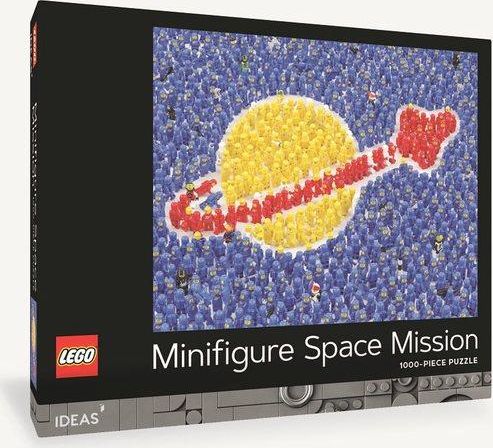 CHRONICLE BOOKS Puzzle LEGO(R) IDEAS Minifigurky Vesmírná mise 1000 dílků - obrázek 1