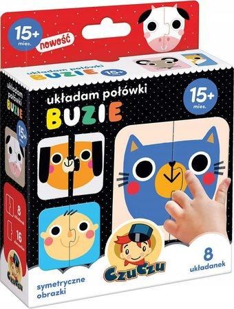 CZUCZU Puzzle dvojice Zvířecí hlavičky 16 dílků - obrázek 1