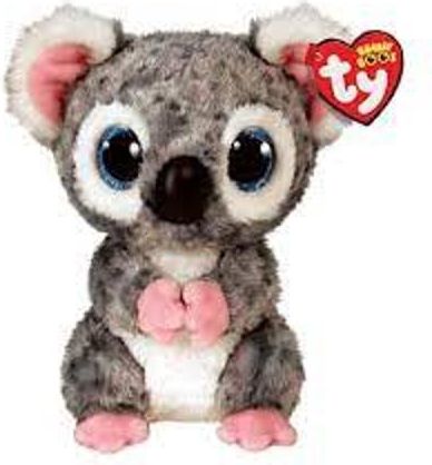 Beanie Boos Karli šedá koala 15 cm - obrázek 1
