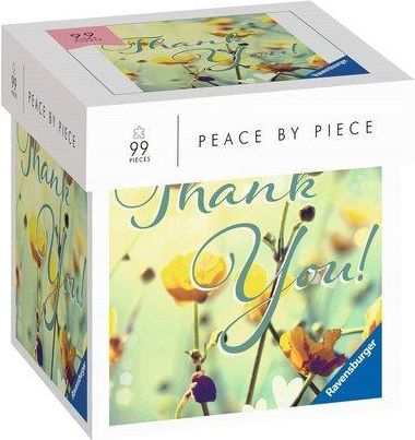 RAVENSBURGER Puzzle Peace by Piece: Thank you 99 dílků - obrázek 1