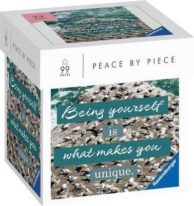 RAVENSBURGER Puzzle Peace by Piece: Beeing yourself is what makes you unique 99 dílků - obrázek 1