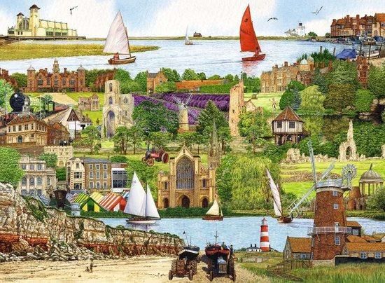 RAVENSBURGER Puzzle Útěk do Norfolku 500 dílků - obrázek 1