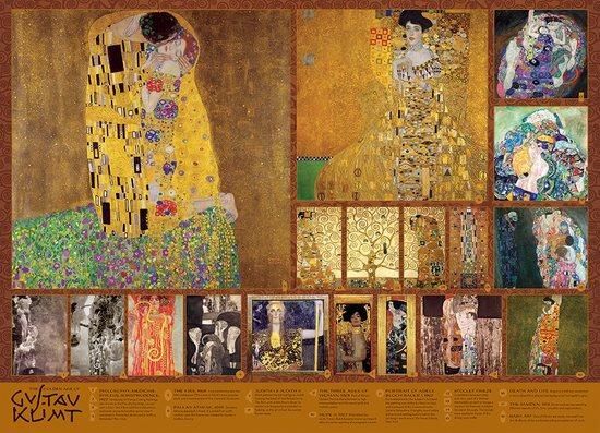 COBBLE HILL Puzzle Zlatý věk Gustava Klimta 1000 dílků - obrázek 1