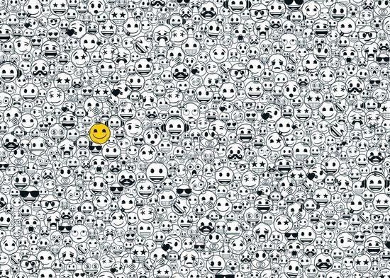 RAVENSBURGER Puzzle Challenge: Emoji 1000 dílků - obrázek 1