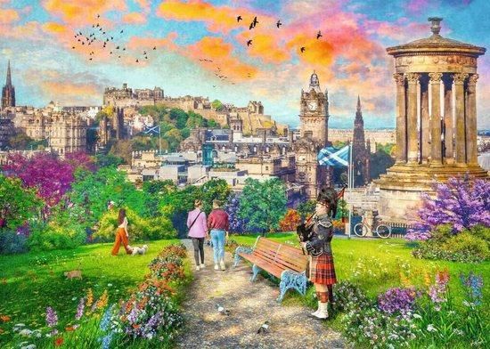 RAVENSBURGER Puzzle Edinburská romance 1000 dílků - obrázek 1