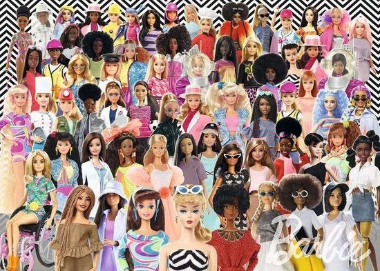RAVENSBURGER Puzzle Challenge: Barbie 1000 dílků - obrázek 1
