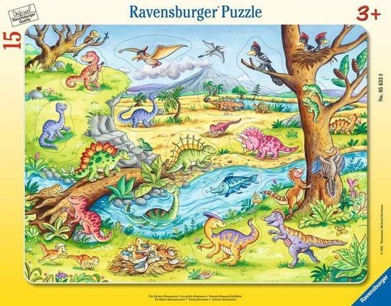 RAVENSBURGER Vkládačka Dinosauři 15 dílků - obrázek 1