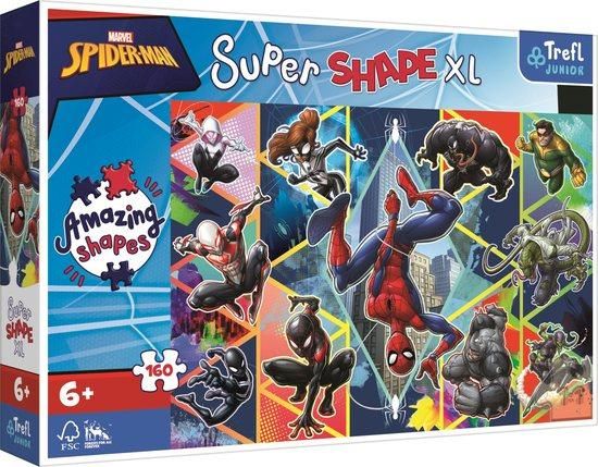 TREFL Puzzle Super Shape XL Spiderman: Přidej se 160 dílků - obrázek 1