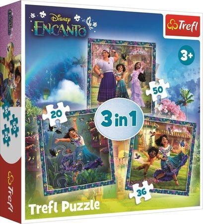 TREFL Puzzle Encanto: Postavy 3v1 (20,36,50 dílků) - obrázek 1