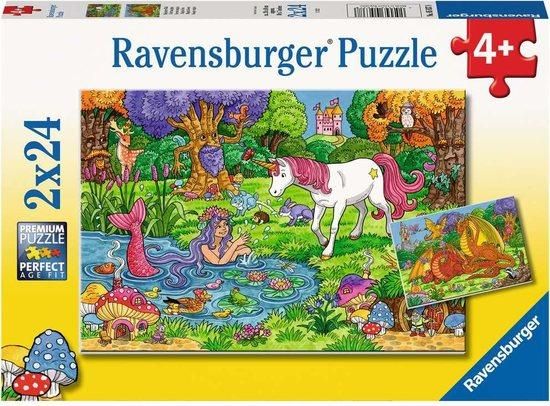 RAVENSBURGER Puzzle Kouzelný les 2x24 dílků - obrázek 1