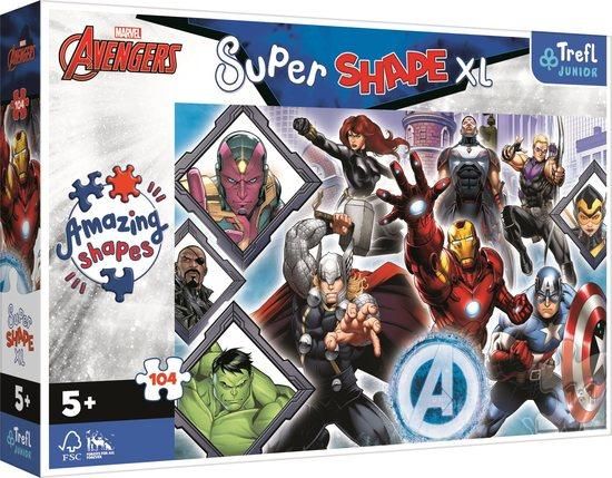 TREFL Puzzle Super Shape XL Avengers 104 dílků - obrázek 1