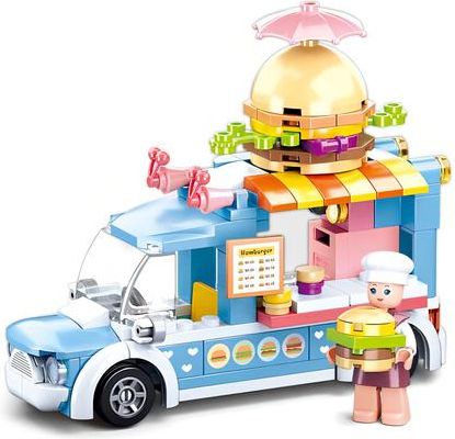 Sluban Girls Dream M38-B0993B Pojízdná prodejna hamburgerů - obrázek 1