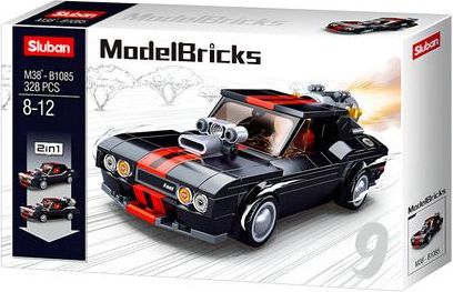 Sluban Model Bricks M38-B1085 Pouliční závodní auto 2v1 - obrázek 1