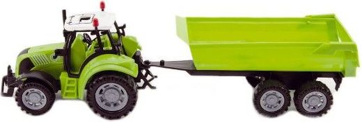 Traktor s vlekem a výklopkou plast 3na setrvačník - obrázek 2