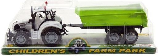 Traktor s vlekem a výklopkou plast 3na setrvačník - obrázek 3