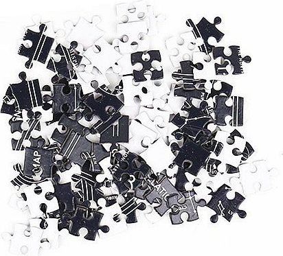 Svítící puzzle ve tmě, konstelace - obrázek 2