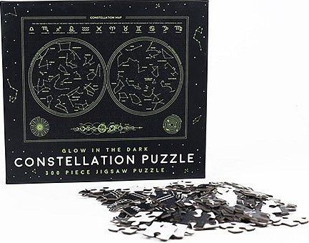 Svítící puzzle ve tmě, konstelace - obrázek 1