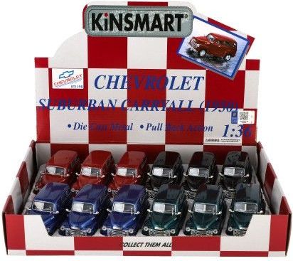 Auto Chevrolet 1950 Suburban Carryall 13 cm, kov/plast - obrázek 7