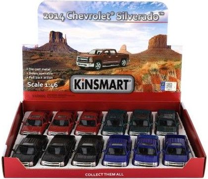 Auto Kinsmart Chevrolet 2014 Silverado 13 cm, kov/plast - obrázek 6