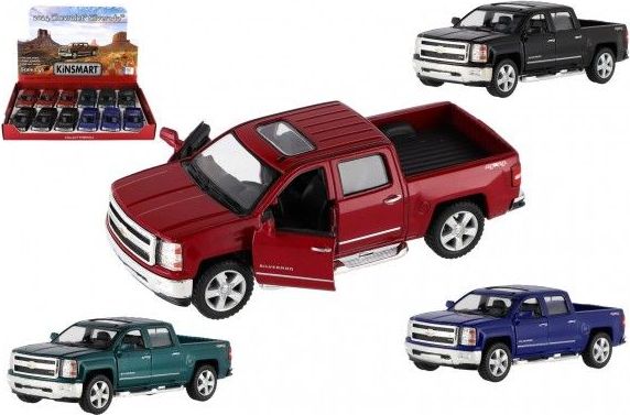 Auto Kinsmart Chevrolet 2014 Silverado 13 cm, kov/plast - obrázek 1