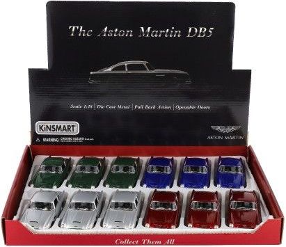 Auto Kinsmart Aston Martin DB5 13 cm, kov/plast - obrázek 8
