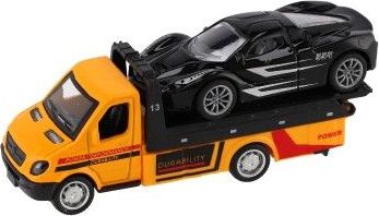 Auto odtahovka + auto 11 cm, na zpětné natažení, kov/plast - obrázek 8