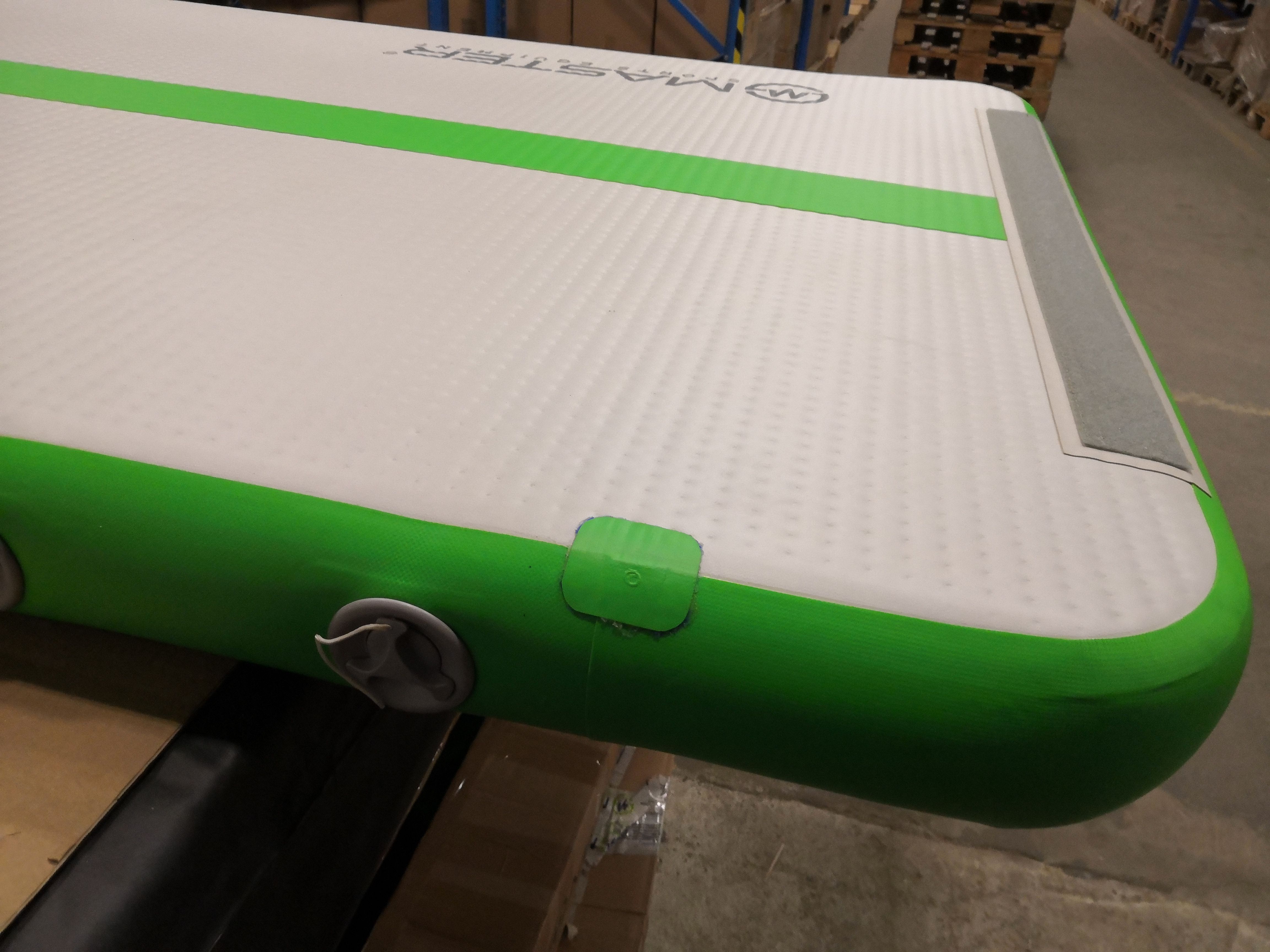 Airtrack MASTER nafukovací žíněnka 400 x 100 x 10 cm - zelený - 2. jakost - obrázek 4