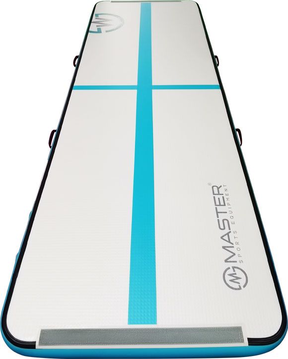 Airtrack MASTER S-Pro nafukovací žíněnka 300 x 100 x 10 cm - šedá - modrozelená - 2. jakost - obrázek 2