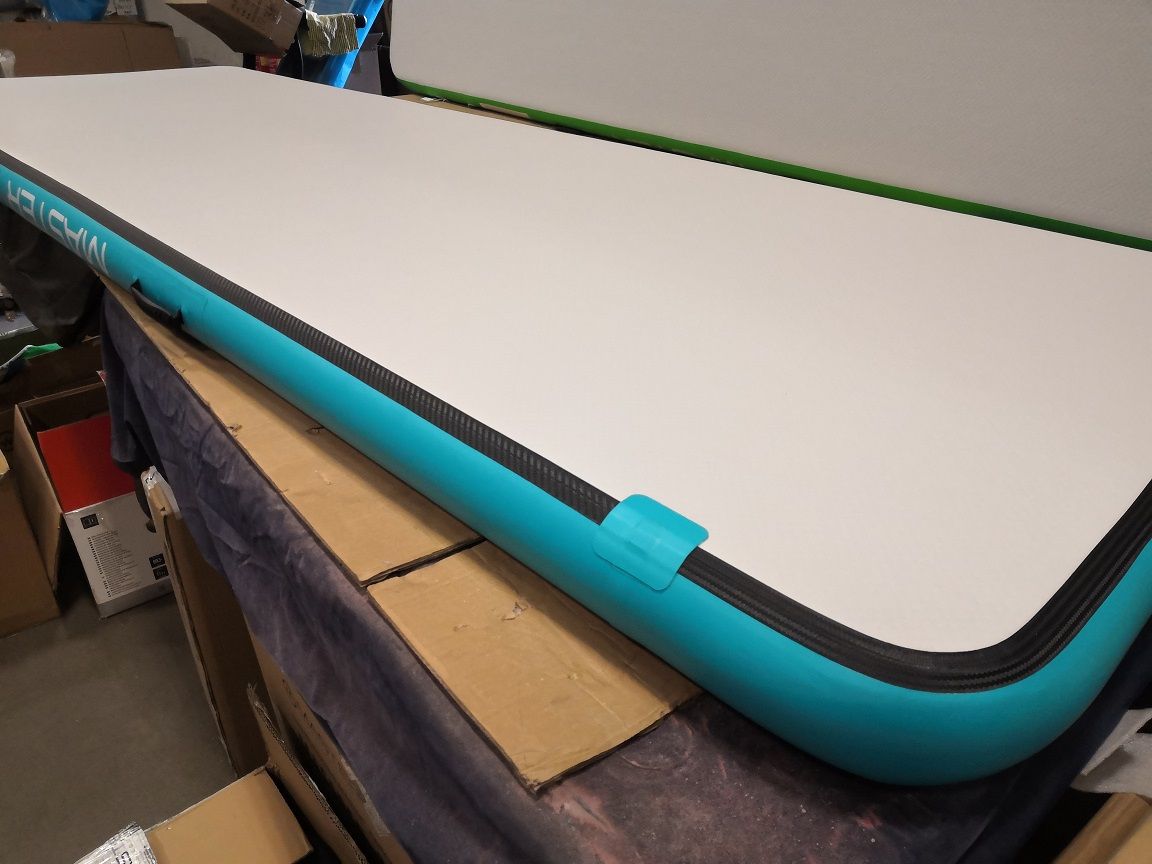 Airtrack MASTER S-Pro nafukovací žíněnka 300 x 100 x 10 cm - šedá - modrozelená - 2. jakost - obrázek 4