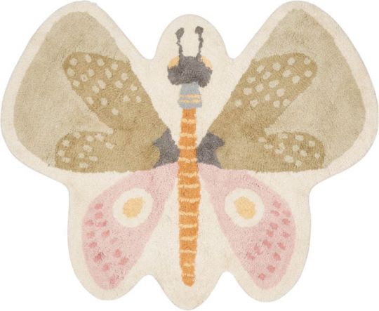 Little Dutch Koberec Motýl 94x110cm - obrázek 1